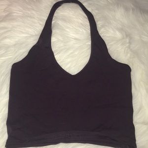 Express halter crop top